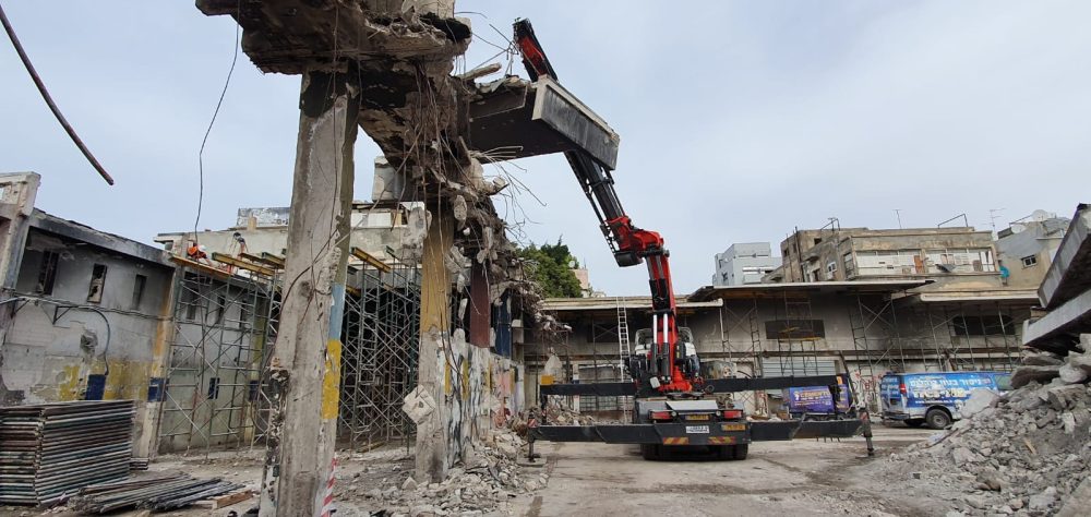 הריסת מבנים בעיר תל אביב